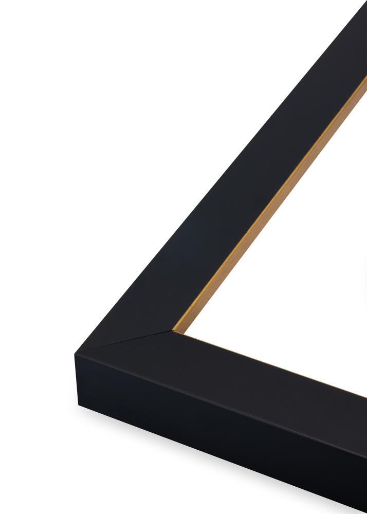 Rahmen Sussex Acrylglas Schwarz/Gold 30x45 cm