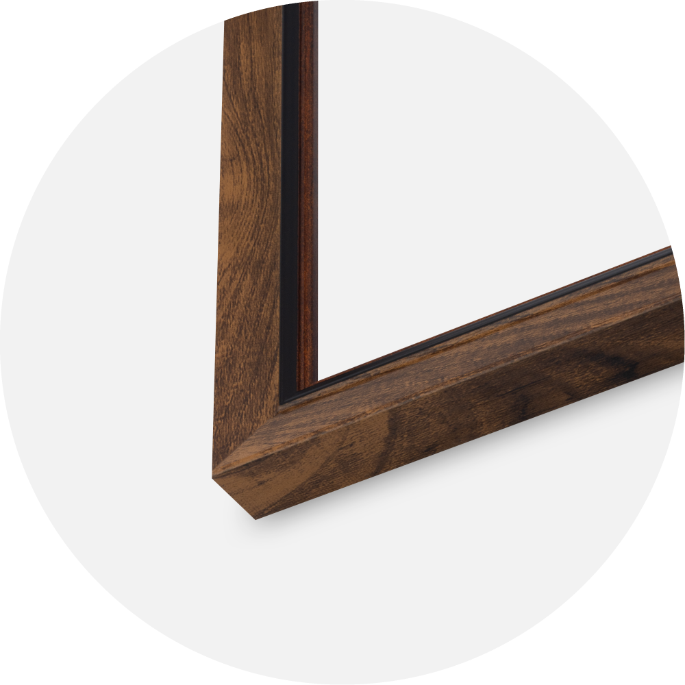 Rahmen Obsidian Acrylglas Nussbaum 29.7x42 cm (A3)