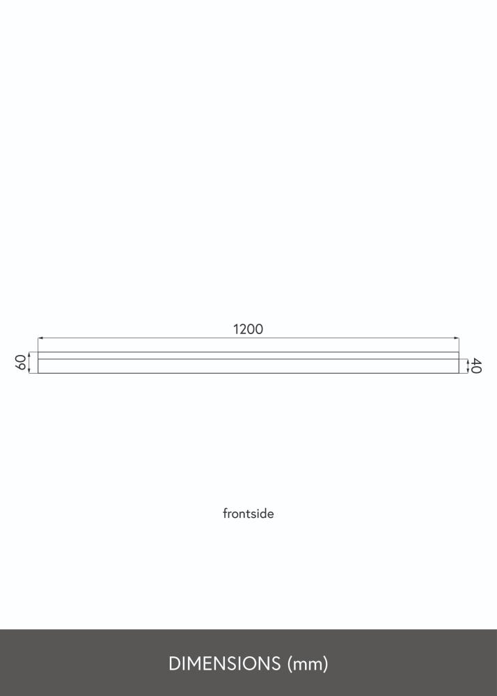 KAILA Bilderleiste Eiche 120 cm