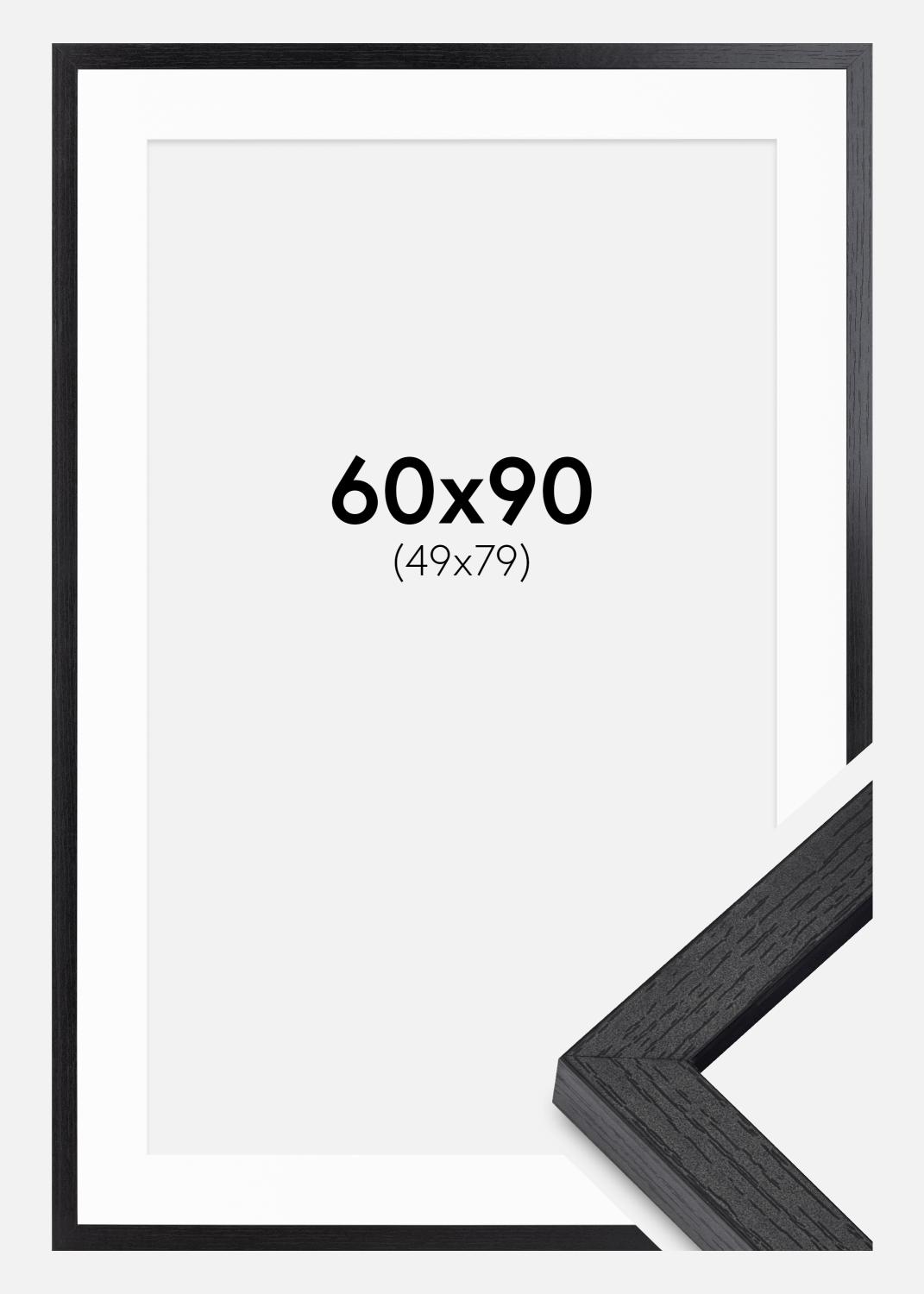 Product Image for BGA BoxRahmen Schwarz 60x90 cm - Passepartout Weiß 50x80 cm