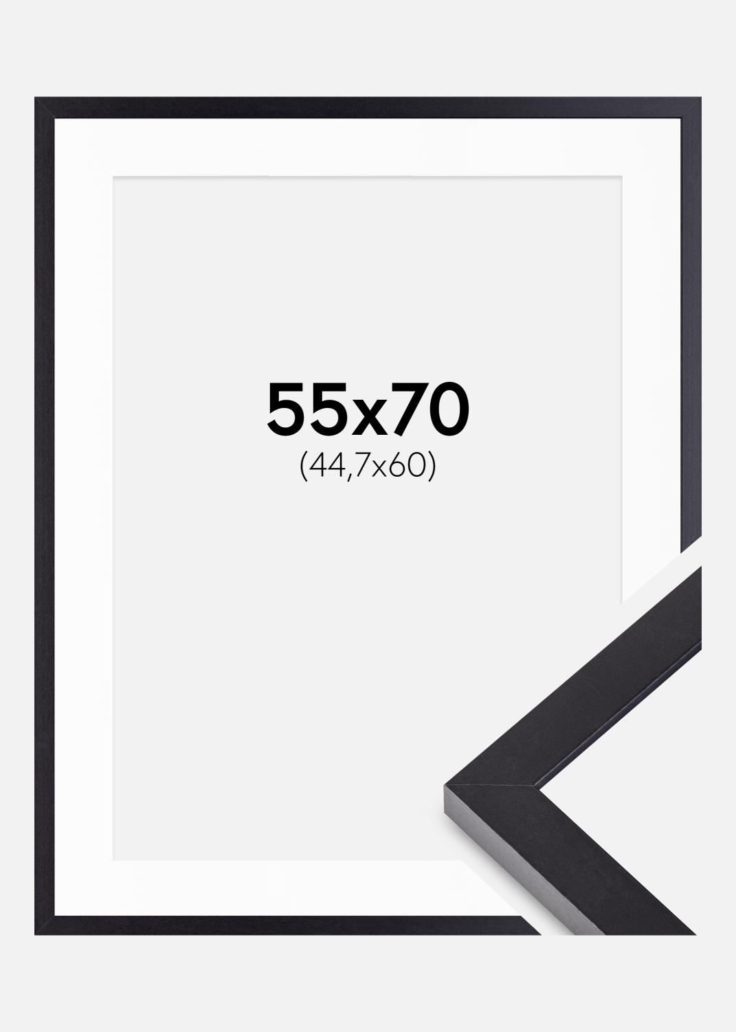Product Image for Rahmen Selection Schwarz 55x70 cm - Passepartout Weiß 45,7x61 cm