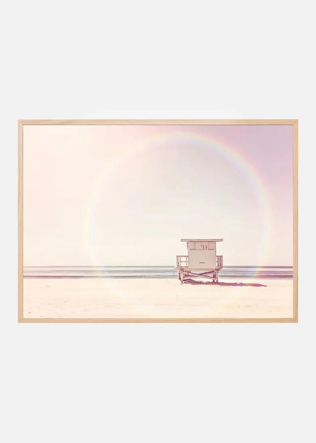 Beach Hut Poster