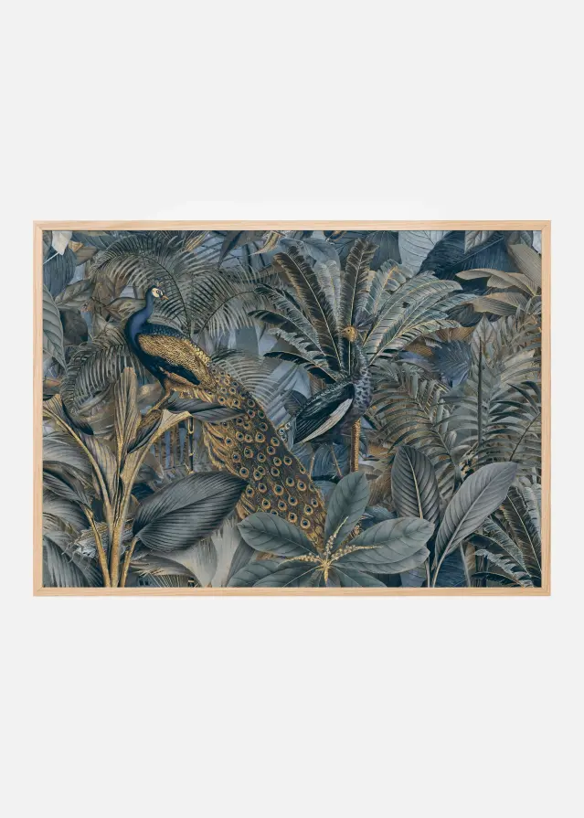 Jungle Birds Garden No3 Poster