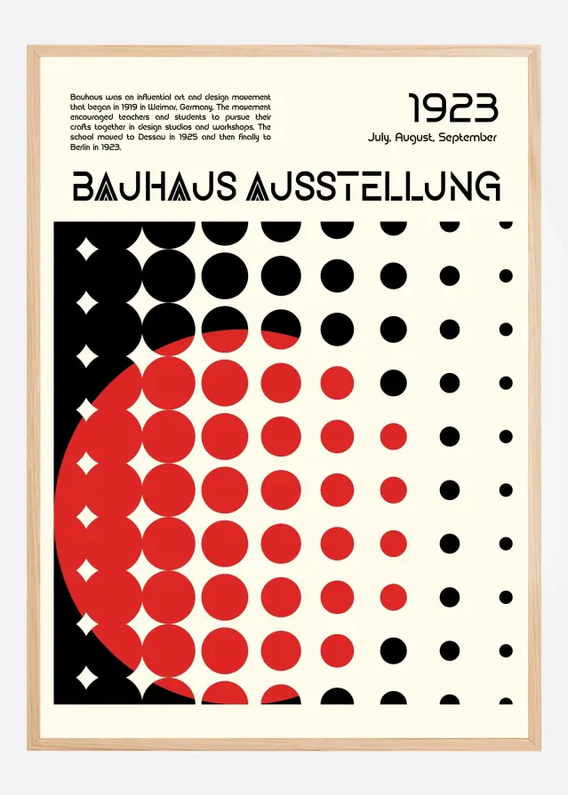 Bauhaus Ausstellung Poster