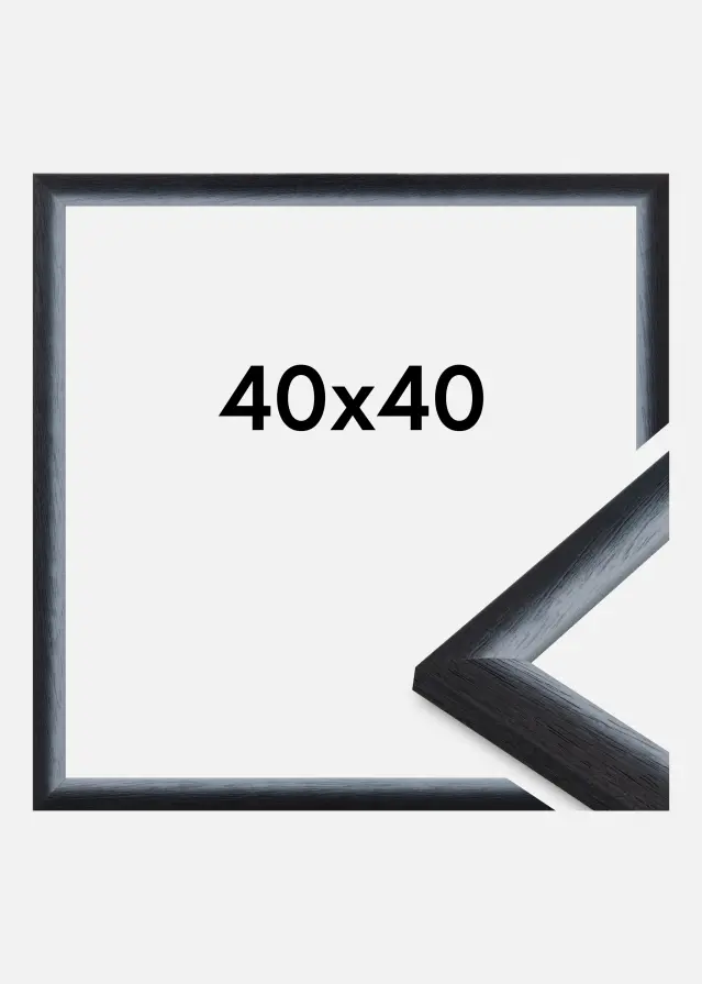 Rahmen Cornwall Acrylglas Schwarz 40x40 cm