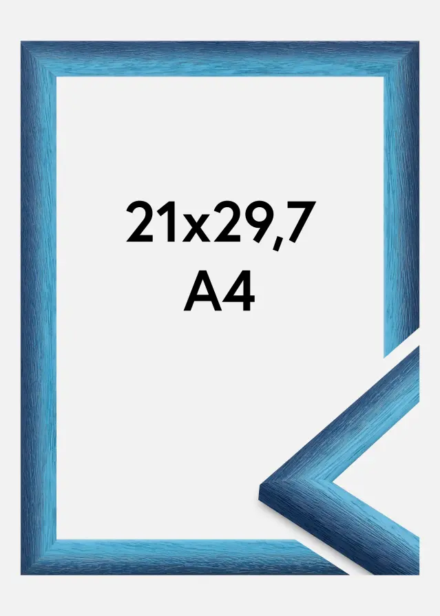 Rahmen Cornwall Acrylglas Dunkelblau 21x29.7 cm (A4)