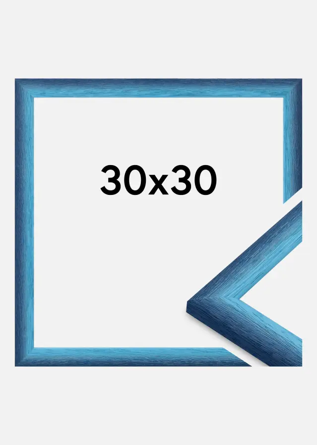 Rahmen Cornwall Acrylglas Dunkelblau 30x30 cm