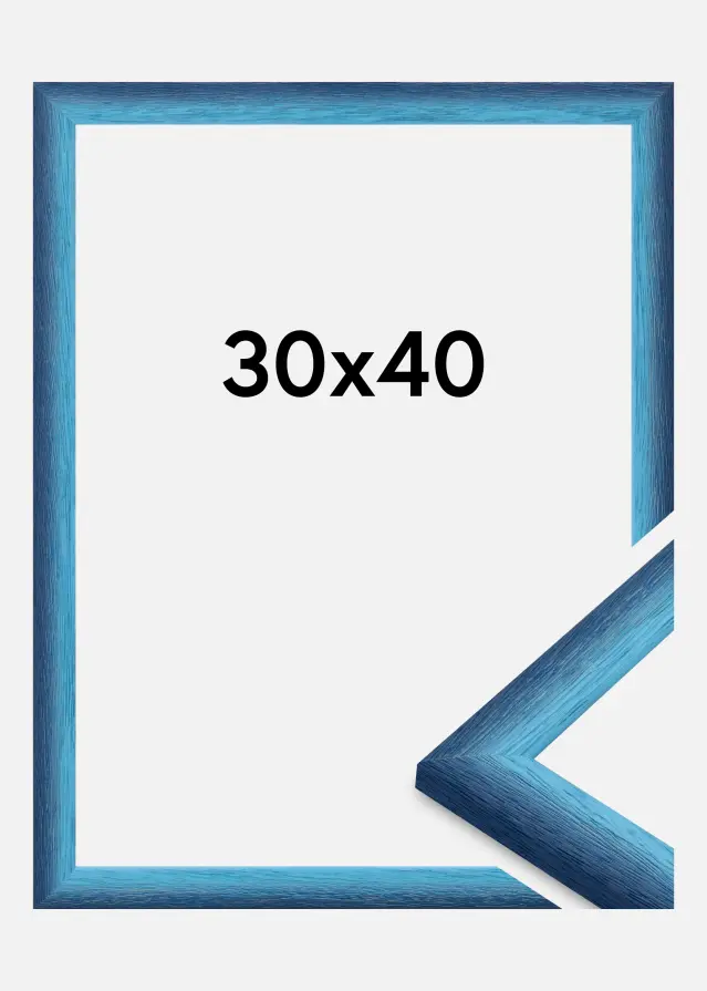 Rahmen Cornwall Acrylglas Dunkelblau 30x40 cm