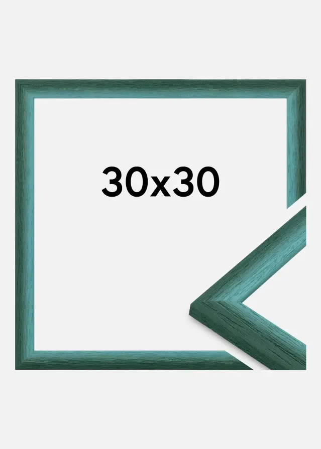 Rahmen Cornwall Acrylglas Dunkelgrün 30x30 cm