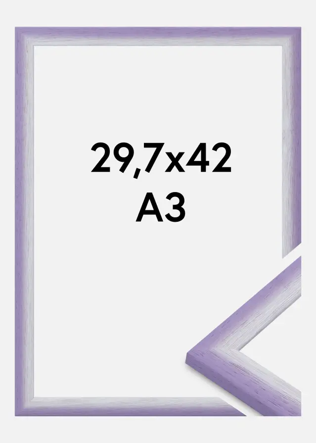 Rahmen Cornwall Acrylglas Helllila 29.7x42 cm (A3)