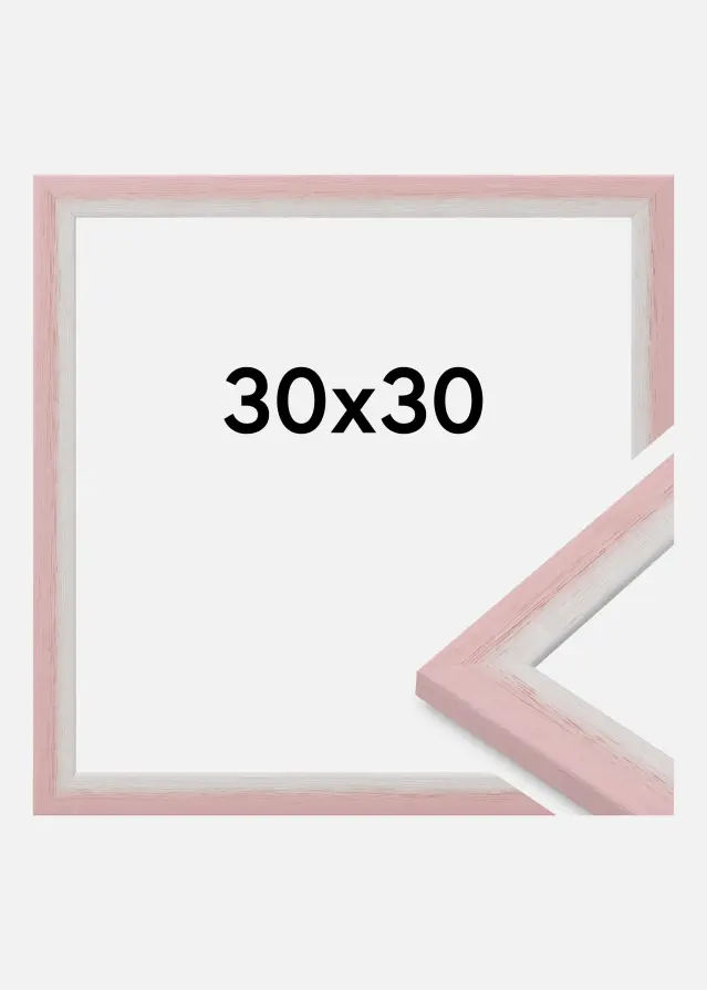 Rahmen Cornwall Acrylglas Rosa 30x30 cm