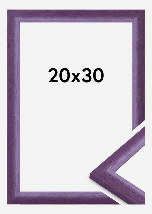 Rahmen Cornwall Acrylglas Lila 20x30 cm