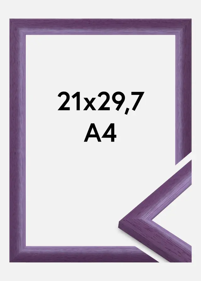 Rahmen Cornwall Acrylglas Lila 21x29.7 cm (A4)