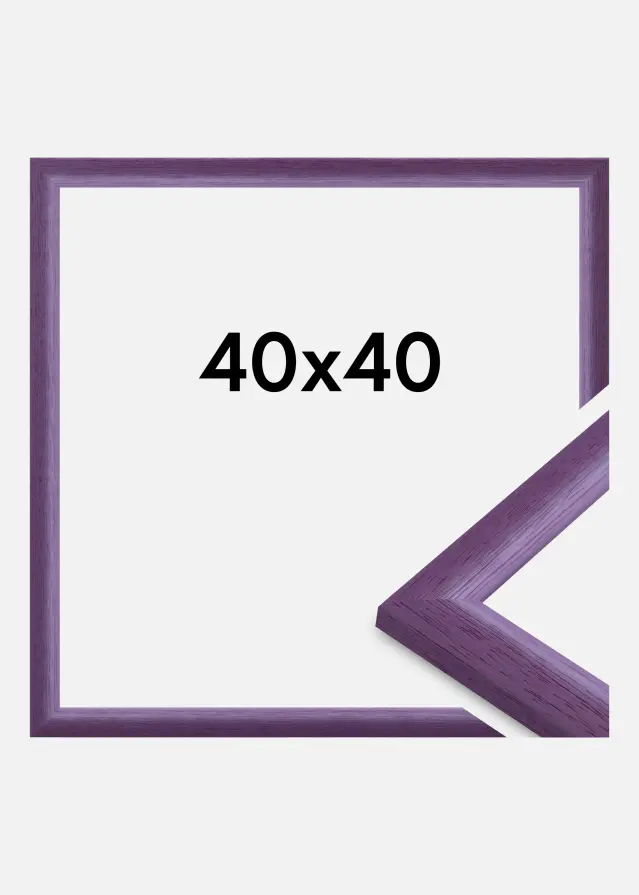 Rahmen Cornwall Acrylglas Lila 40x40 cm