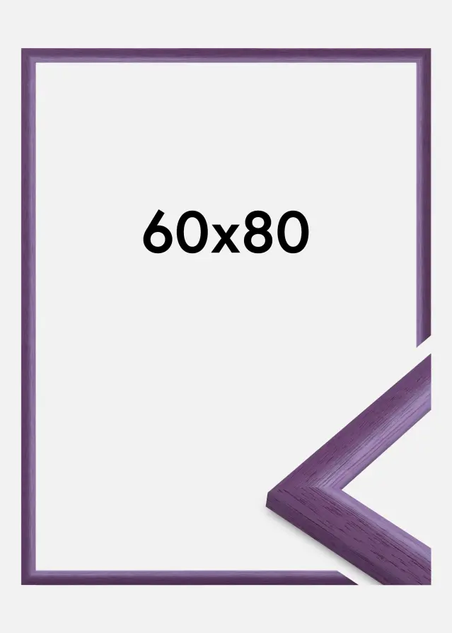 Rahmen Cornwall Acrylglas Lila 60x80 cm
