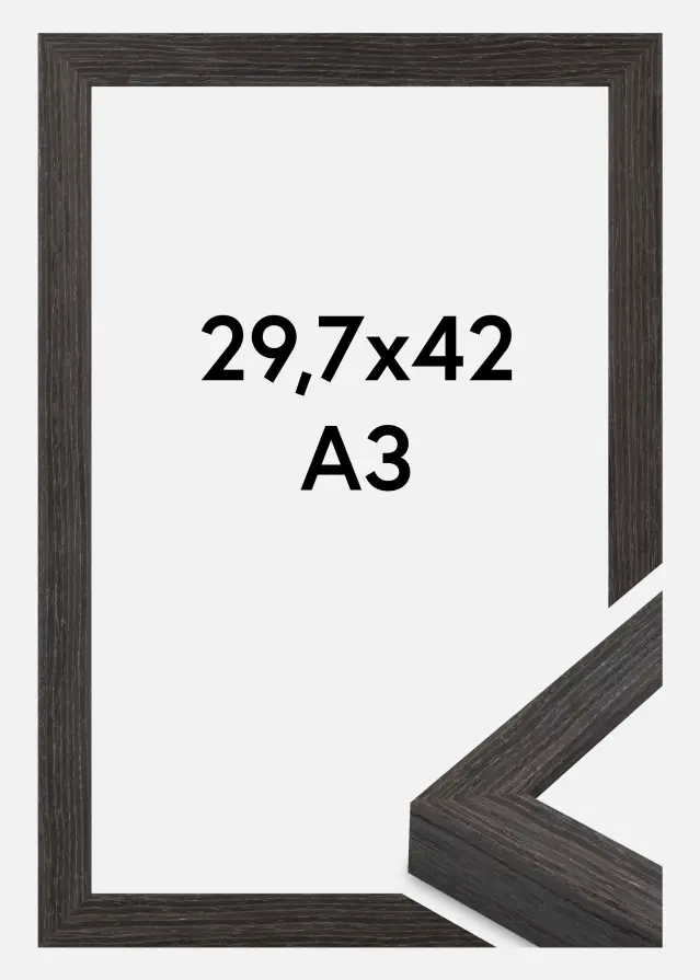 Rahmen Cotswold Acrylglas Grau 29.7x42 cm (A3)
