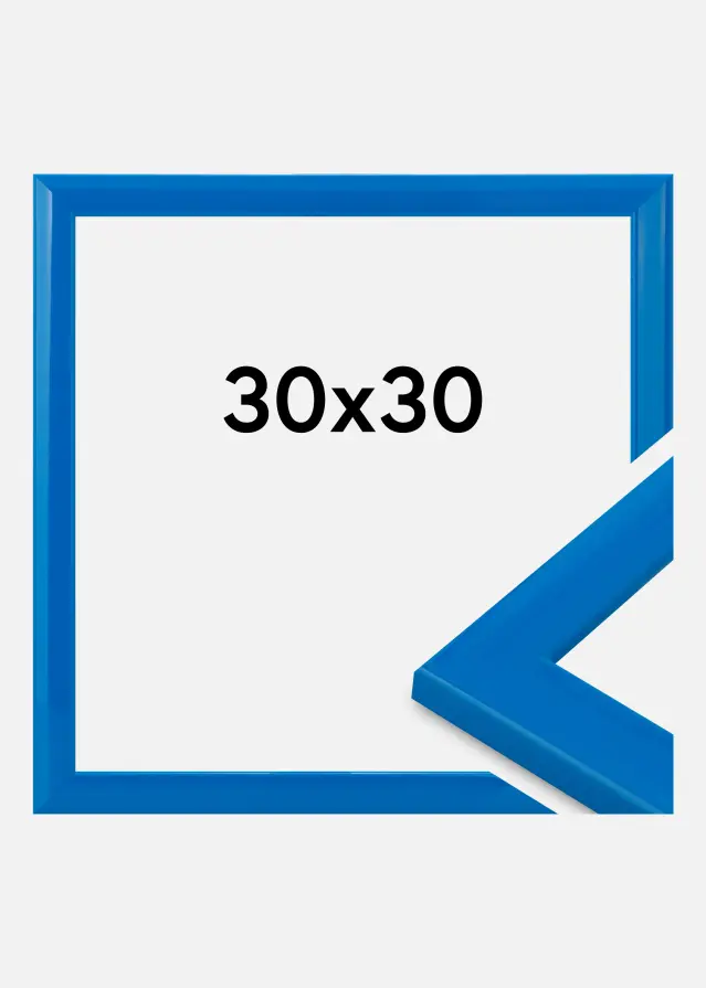 Rahmen Dorset Acrylglas Blau 30x30 cm