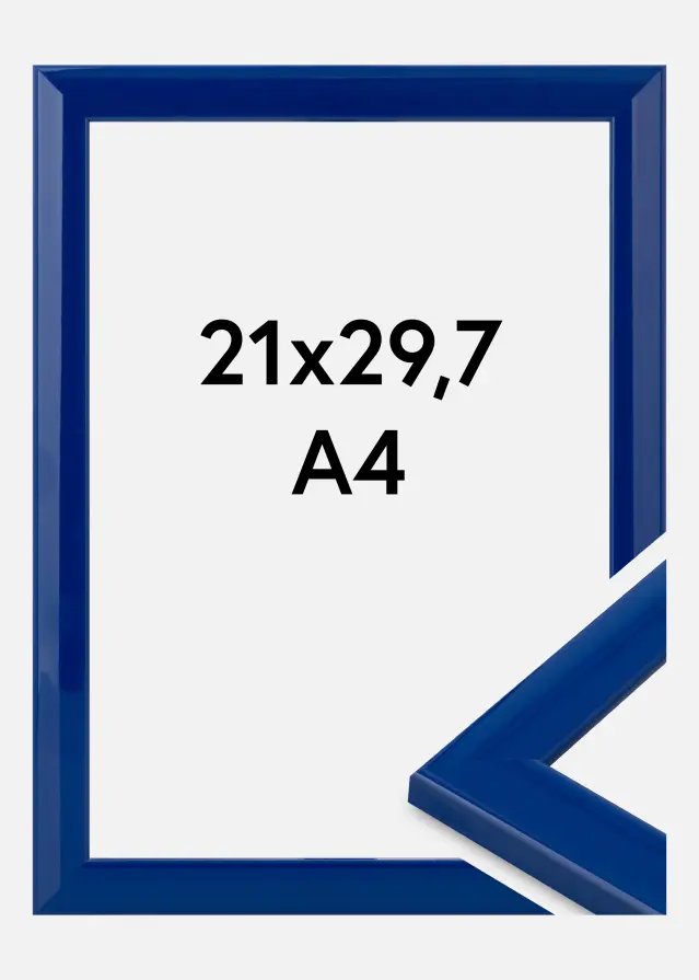 Rahmen Dorset Acrylglas Dunkelblau 21x29.7 cm (A4)