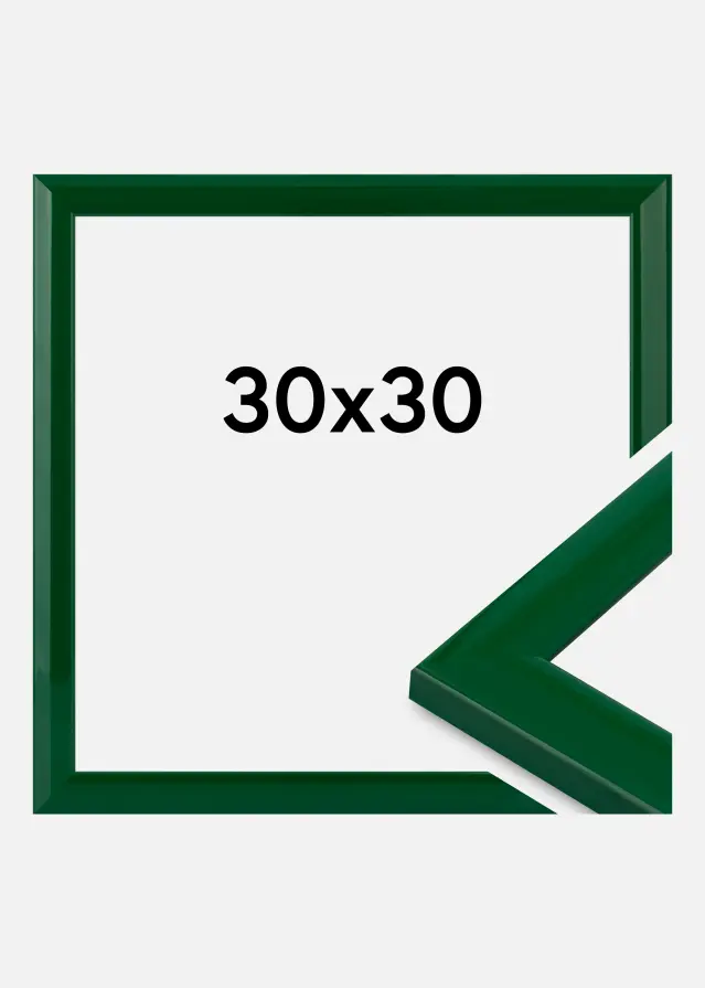 Rahmen Dorset Acrylglas Grün 30x30 cm
