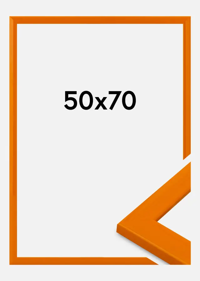 Rahmen Dorset Acrylglas Orange 50x70 cm