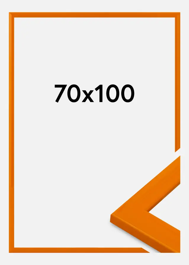 Rahmen Dorset Acrylglas Orange 70x100 cm