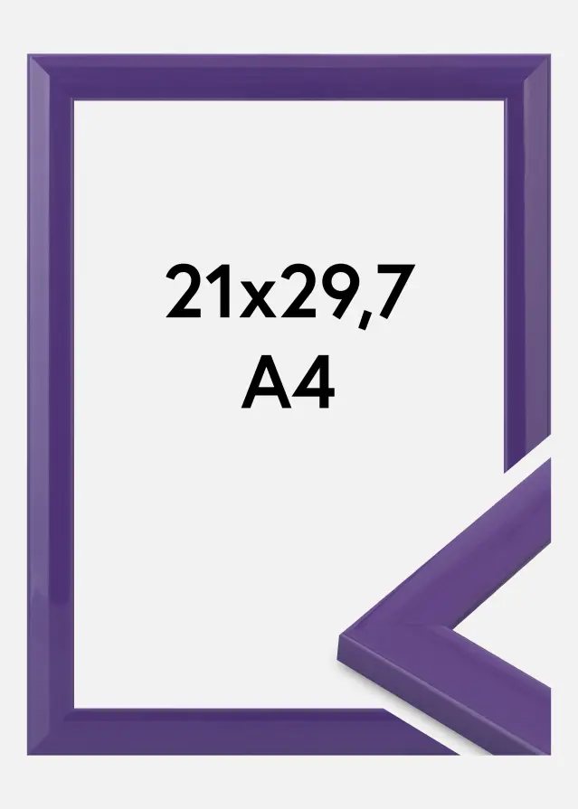 Rahmen Dorset Acrylglas Lila 21x29.7 cm (A4)