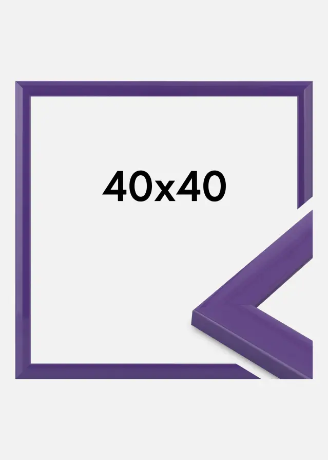 Rahmen Dorset Acrylglas Lila 40x40 cm