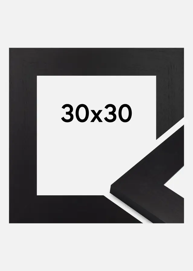 Rahmen Dover Acrylglas Schwarz 30x30 cm