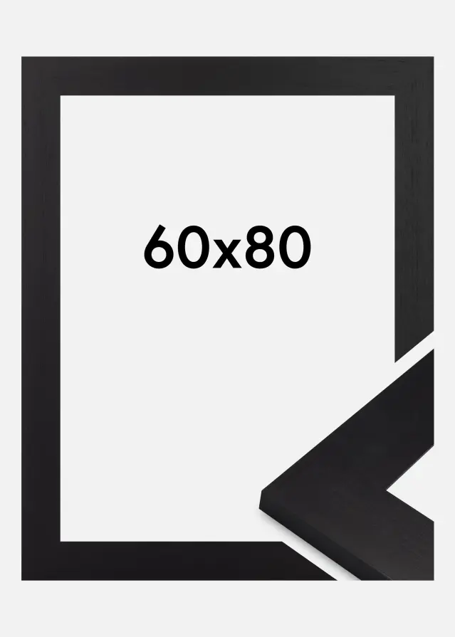 Rahmen Dover Acrylglas Schwarz 60x80 cm