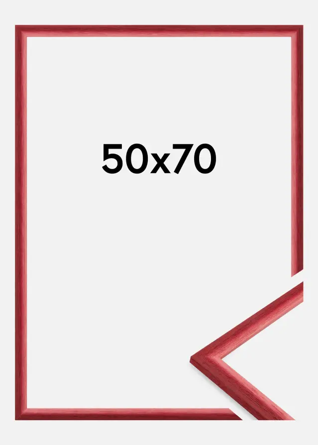 Rahmen Cornwall Acrylglas Dunkelrot 50x70 cm