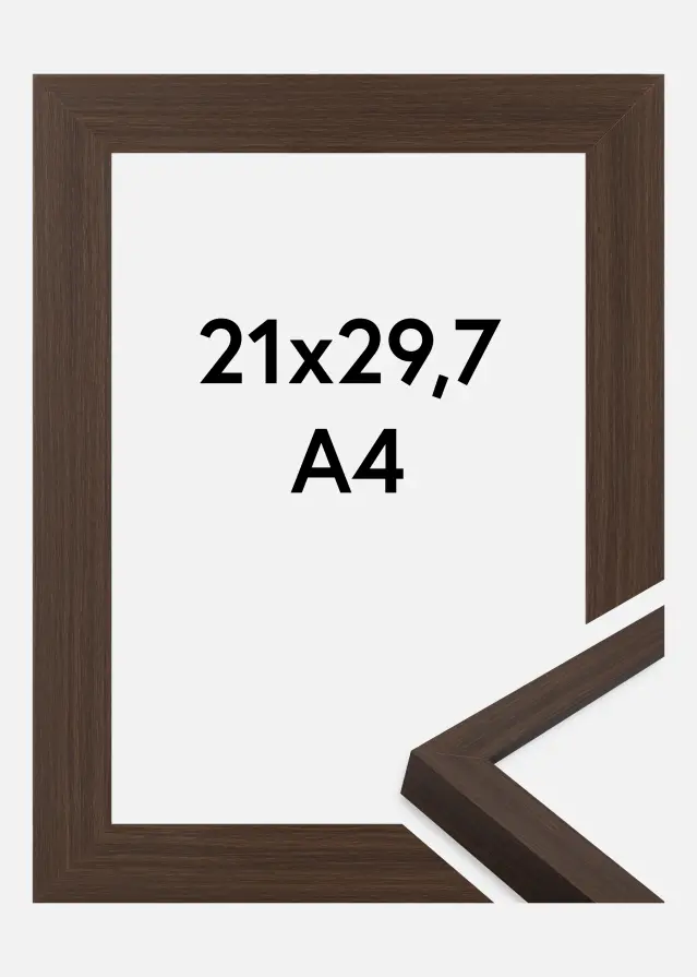 Rahmen Wells Acrylglas Braun 21x29.7 cm (A4)