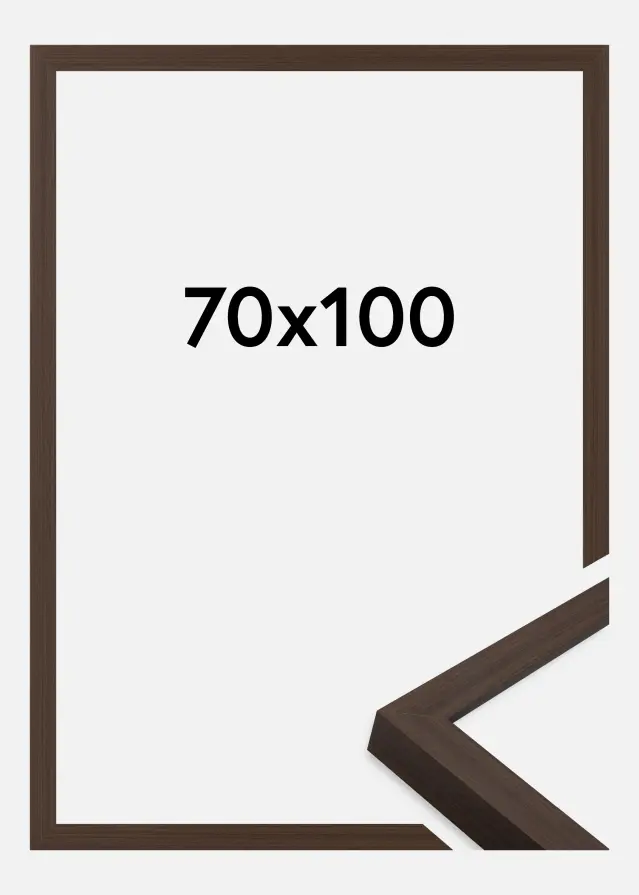 Rahmen Wells Acrylglas Braun 70x100 cm