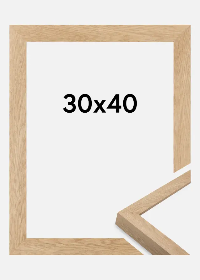 Rahmen Wells Acrylglas Eiche 30x40 cm