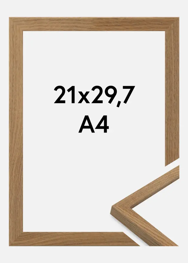 Rahmen Salisbury Acrylglas Eiche 21x29.7 cm (A4)