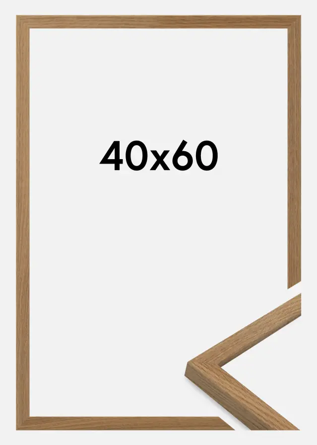 Rahmen Salisbury Acrylglas Eiche 40x60 cm