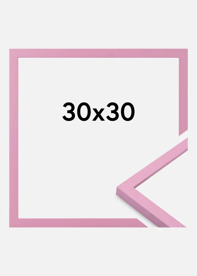 Rahmen Kent Acrylglas Rosa 30x30 cm