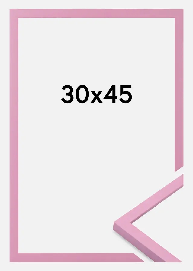 Rahmen Kent Acrylglas Rosa 30x45 cm