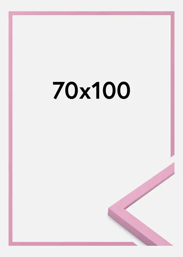 Rahmen Kent Acrylglas Rosa 70x100 cm