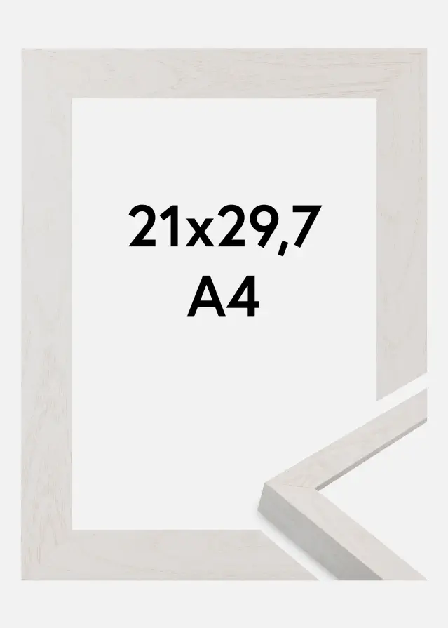 Rahmen Wells Acrylglas Weiß 21x29.7 cm (A4)