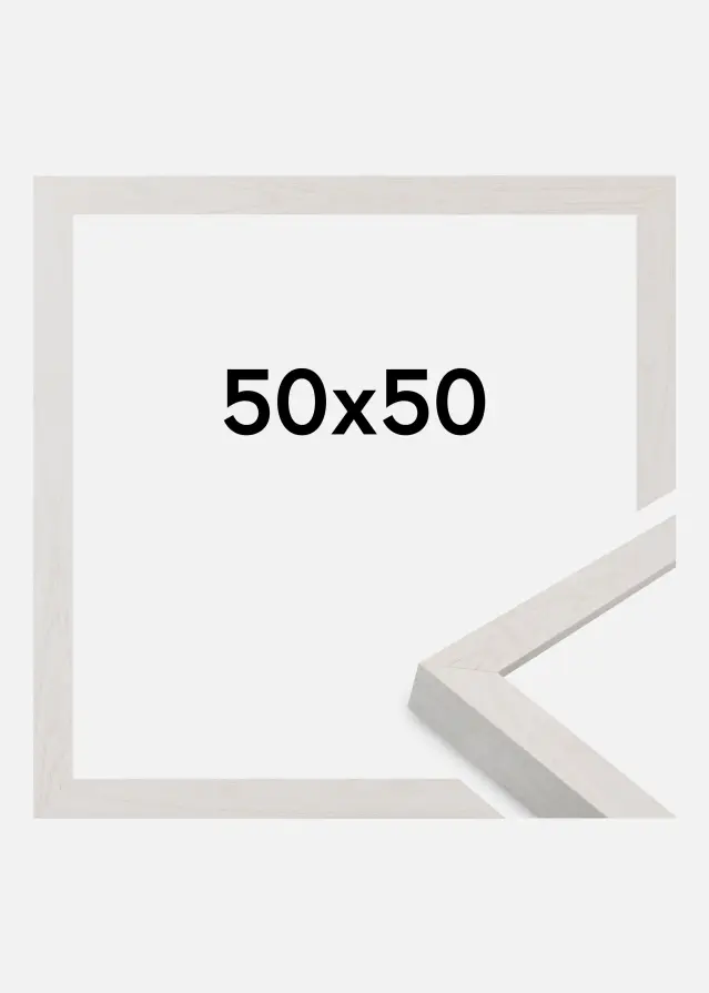 Rahmen Wells Acrylglas Weiß 50x50 cm
