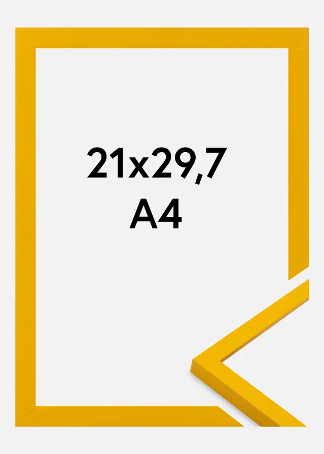 Rahmen Kent Acrylglas Gold 21x29.7 cm (A4)