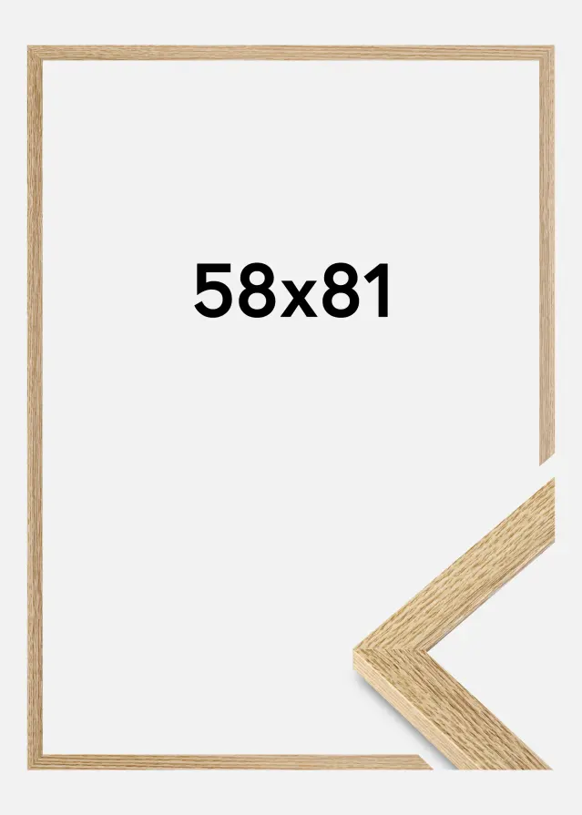 Rahmen Selection Acrylglas Eiche 58x81 cm