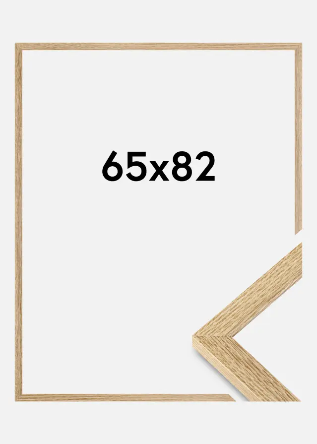 Rahmen Selection Acrylglas Eiche 65x82 cm