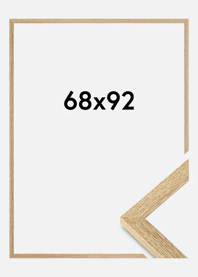 Rahmen Selection Acrylglas Eiche 68x92 cm