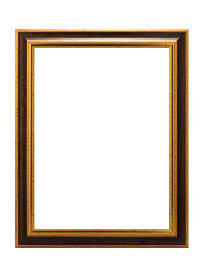 Rahmen Aberystwyth Acrylglas Gold 40x40 cm