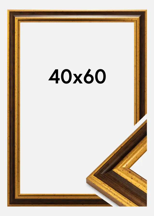 Rahmen Aberystwyth Acrylglas Gold 40x60 cm