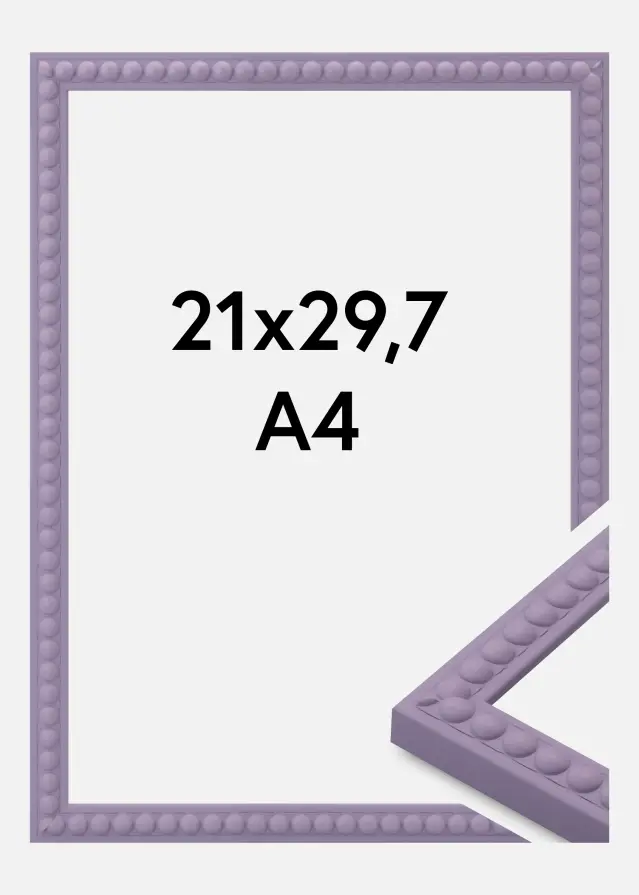Rahmen Perla Acrylglas Lilac 21x29.7 cm (A4)