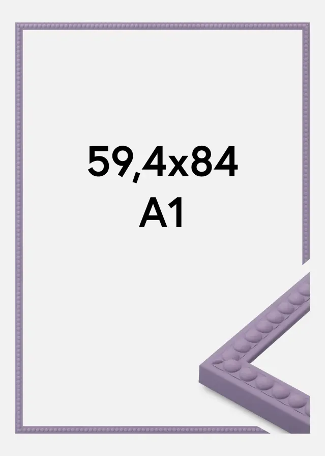 Rahmen Perla Acrylglas Lilac 59.4x84 cm (A1)