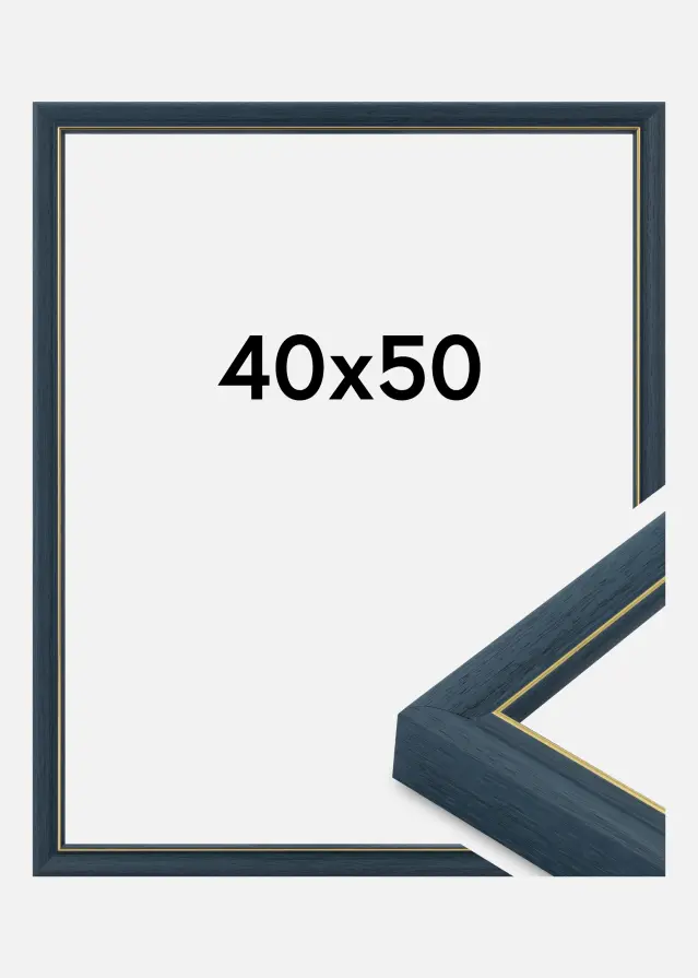 Rahmen Canterbury Acrylglas Blau 40x50 cm