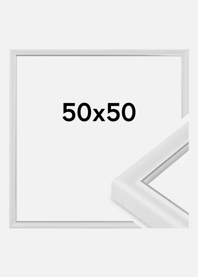 Rahmen Canterbury Acrylglas Weiß 50x50 cm
